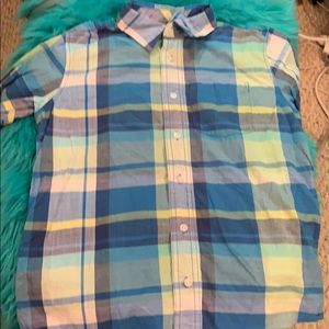 P.S. by Aeropostale EUC plaid collared button up